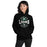 Woman wearing Spring High School Lions Black Classic Unisex Hoodie 218