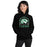 Woman wearing Spring High School Lions Black Classic Unisex Hoodie 208