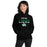 Woman wearing Spring High School Lions Black Classic Unisex Hoodie 024