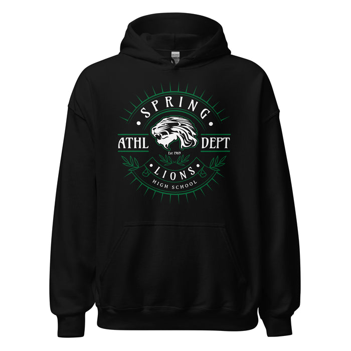 Spring High School Lions Black Classic Unisex Hoodie 201