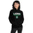 Woman wearing Spring High School Lions Black Classic Unisex Hoodie 049