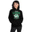 Woman wearing Spring High School Lions Black Classic Unisex Hoodie 204