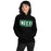 Woman wearing Spring High School Lions Black Classic Unisex Hoodie 098