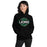 Woman wearing Spring High School Lions Black Classic Unisex Hoodie 011