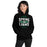Woman wearing Spring High School Lions Black Classic Unisex Hoodie 210