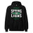 Spring High School Lions Black Classic Unisex Hoodie 210