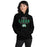 Woman wearing Spring High School Lions Black Classic Unisex Hoodie 040