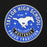 Close-up view of Taylor High School Mustangs Black Classic Unisex Hoodie 215