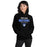 Woman wearing Taylor High School Mustangs Black Classic Unisex Hoodie 003