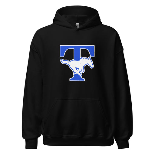 Taylor High School Mustangs Black Classic Unisex Hoodie 200