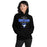Woman wearing Taylor High School Mustangs Black Classic Unisex Hoodie 040