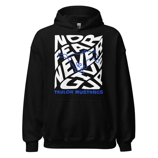 Taylor High School Mustangs Black Classic Unisex Hoodie 236