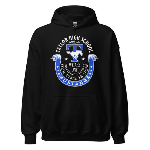 Taylor High School Mustangs Black Classic Unisex Hoodie 229