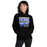 Woman wearing Taylor High School Mustangs Black Classic Unisex Hoodie 238