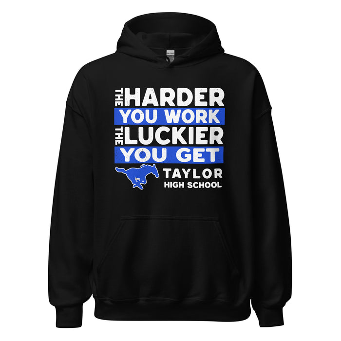 Taylor High School Mustangs Black Classic Unisex Hoodie 238