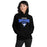 Woman wearing Taylor High School Mustangs Black Classic Unisex Hoodie 234