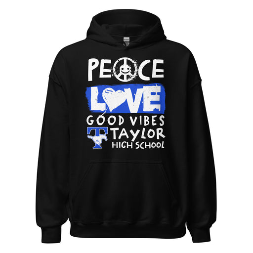 Taylor High School Mustangs Black Classic Unisex Hoodie 240