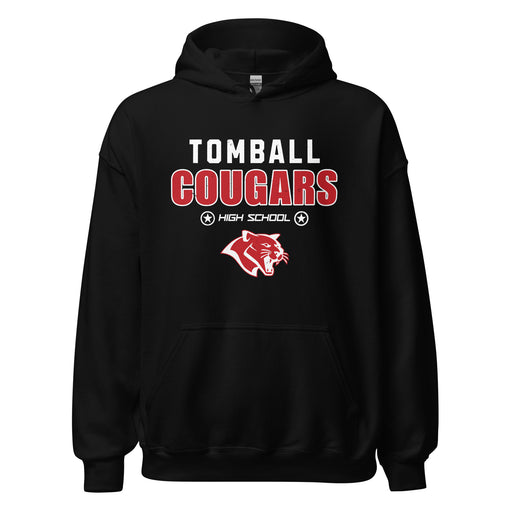 Tomball High School Cougars Black Classic Unisex Hoodie 003