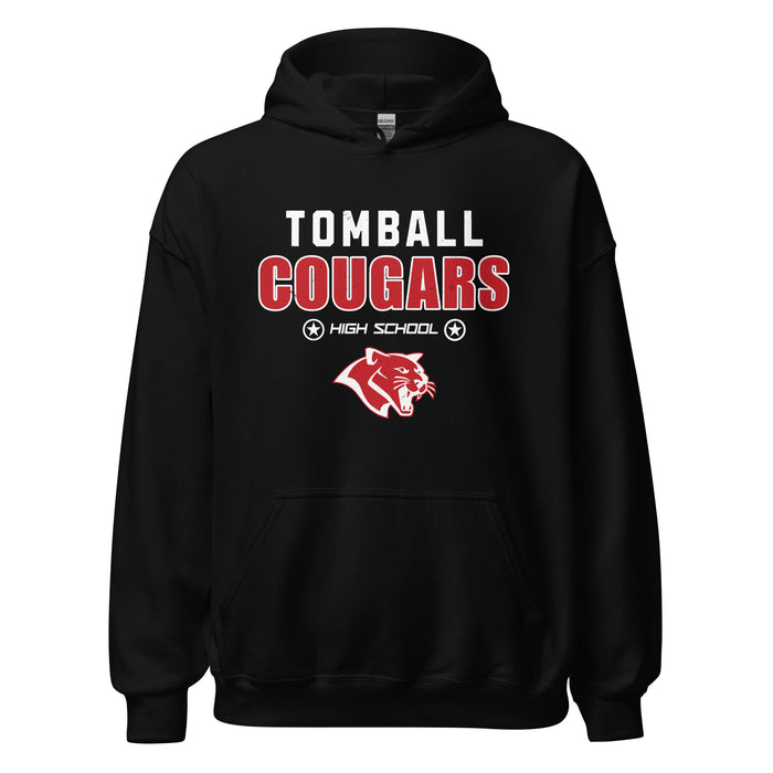 Tomball High School Cougars Black Classic Unisex Hoodie 003