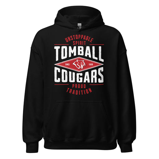 Tomball High School Cougars Black Classic Unisex Hoodie 210