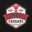 Close-up view of Tomball High School Cougars Black Classic Unisex Hoodie 209