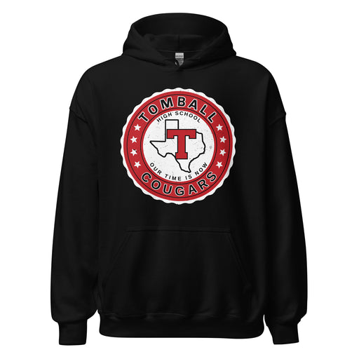 Tomball High School Cougars Black Classic Unisex Hoodie 216