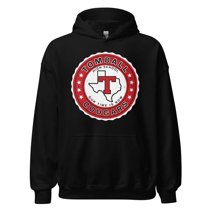 Tomball High School Cougars Black Classic Unisex Hoodie 216