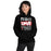 Woman wearing Tomball High School Cougars Black Classic Unisex Hoodie 240