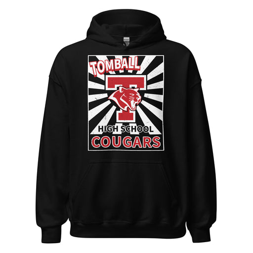 Tomball High School Cougars Black Classic Unisex Hoodie 226
