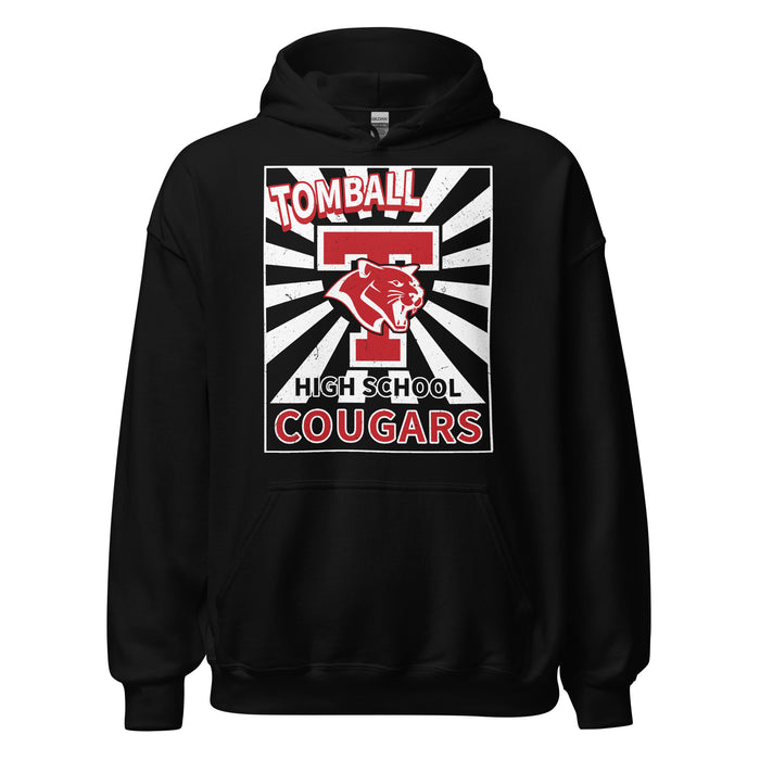 Tomball High School Cougars Black Classic Unisex Hoodie 226