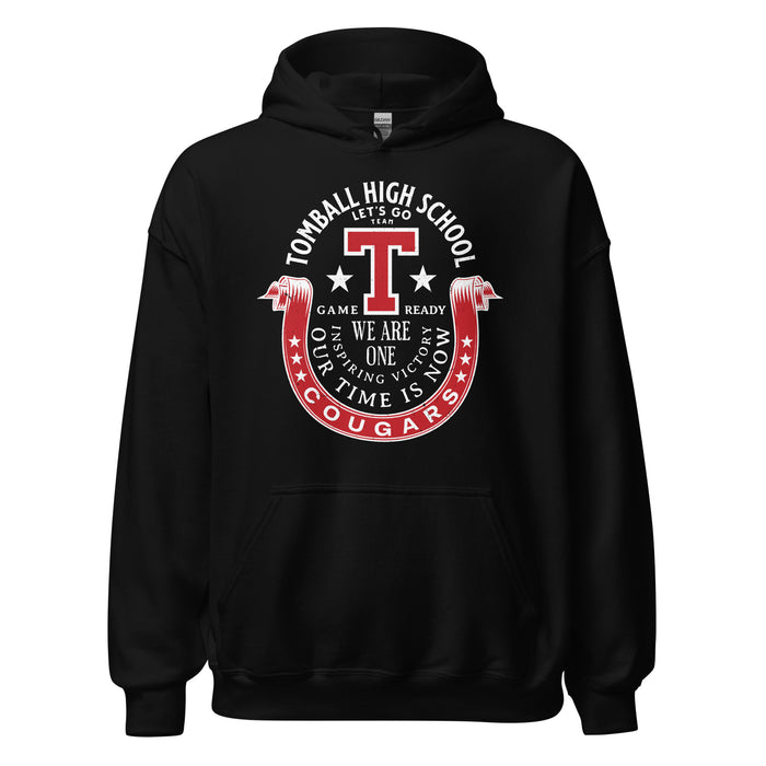 Tomball High School Cougars Black Classic Unisex Hoodie 229