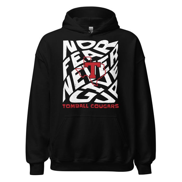 Tomball High School Cougars Black Classic Unisex Hoodie 236