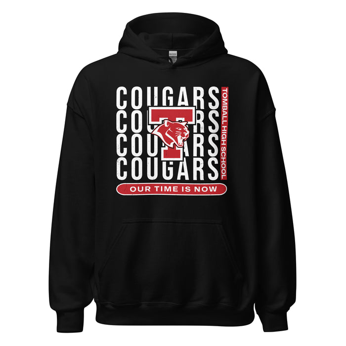 Tomball High School Cougars Black Classic Unisex Hoodie 235