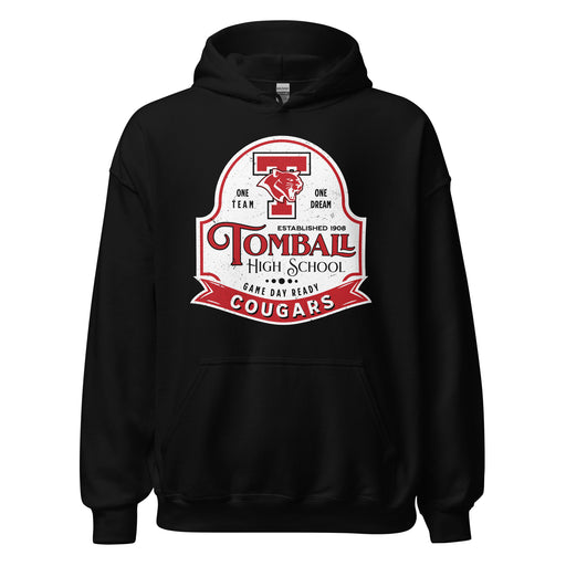 Tomball High School Cougars Black Classic Unisex Hoodie 219