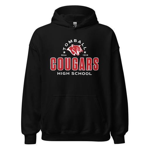 Tomball High School Cougars Black Classic Unisex Hoodie 222