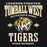 Close-up view of Tomball West High School Tigers Black Classic Unisex Hoodie 230