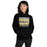 Woman wearing Tomball West High School Tigers Black Classic Unisex Hoodie 238