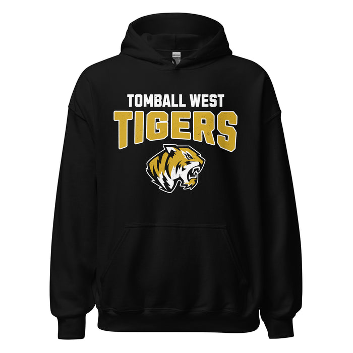 Tomball West High School Tigers Black Classic Unisex Hoodie 234