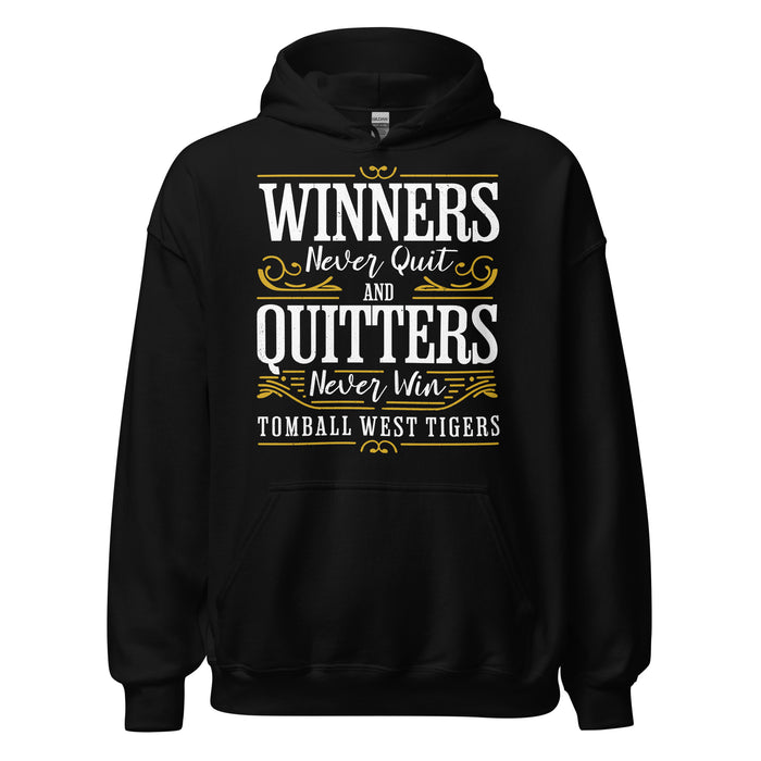 Tomball West High School Tigers Black Classic Unisex Hoodie 237