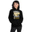 Woman wearing Tomball West High School Tigers Black Classic Unisex Hoodie 232