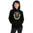 Woman wearing Tomball West High School Tigers Black Classic Unisex Hoodie 229