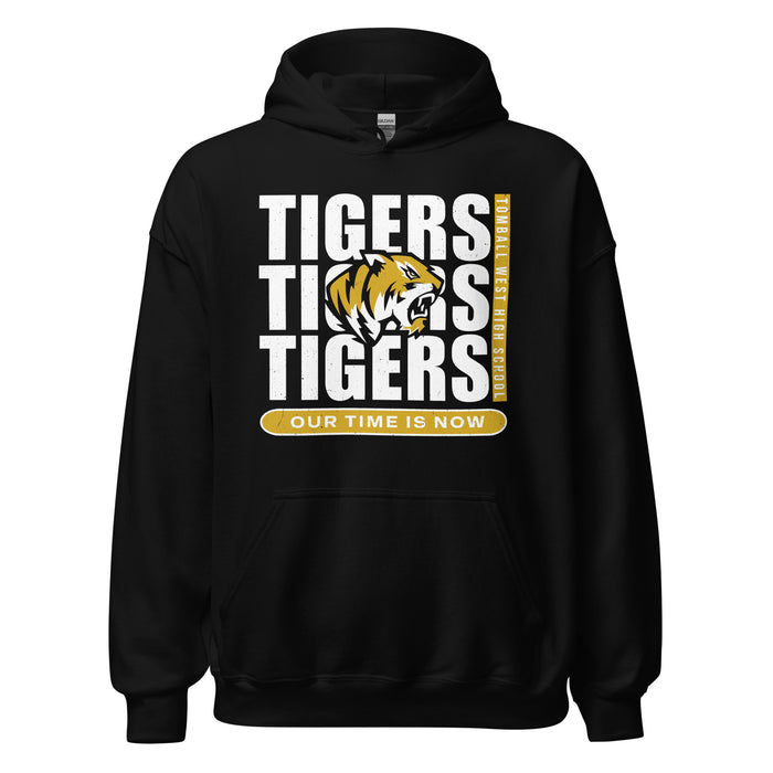Tomball West High School Tigers Black Classic Unisex Hoodie 235
