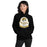 Woman wearing Tomball West High School Tigers Black Classic Unisex Hoodie 219