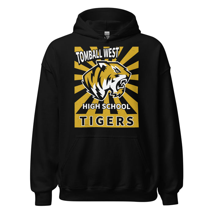 Tomball West High School Tigers Black Classic Unisex Hoodie 226