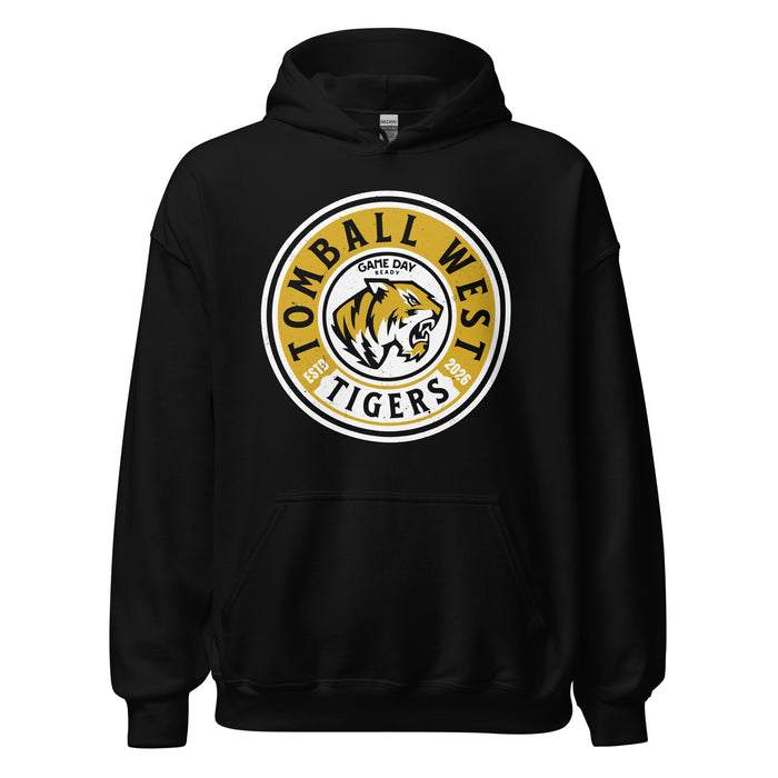 Tomball West High School Tigers Black Classic Unisex Hoodie 220