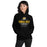 Woman wearing Tomball West High School Tigers Black Classic Unisex Hoodie 217
