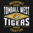 Close-up view of Tomball West High School Tigers Black Classic Unisex Hoodie 210