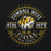 A black graphic print featuring a stylized tiger head logo with the text 'TOMBALL WEST ATHL DEPT TIGERS HIGH SCHOOL' in white and gold. Tomball West High School Tigers Black Classic Unisex Hoodie 201