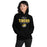 Woman wearing Tomball West High School Tigers Black Classic Unisex Hoodie 040