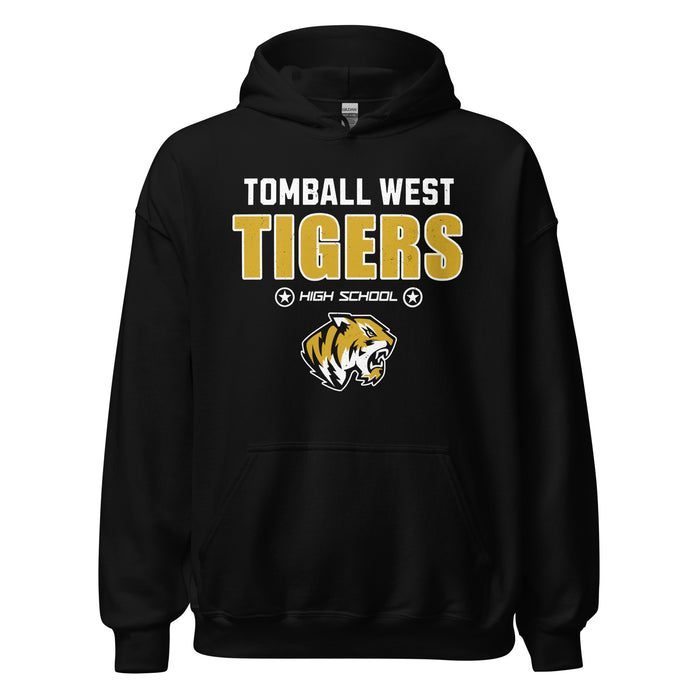 Tomball West High School Tigers Black Classic Unisex Hoodie 003